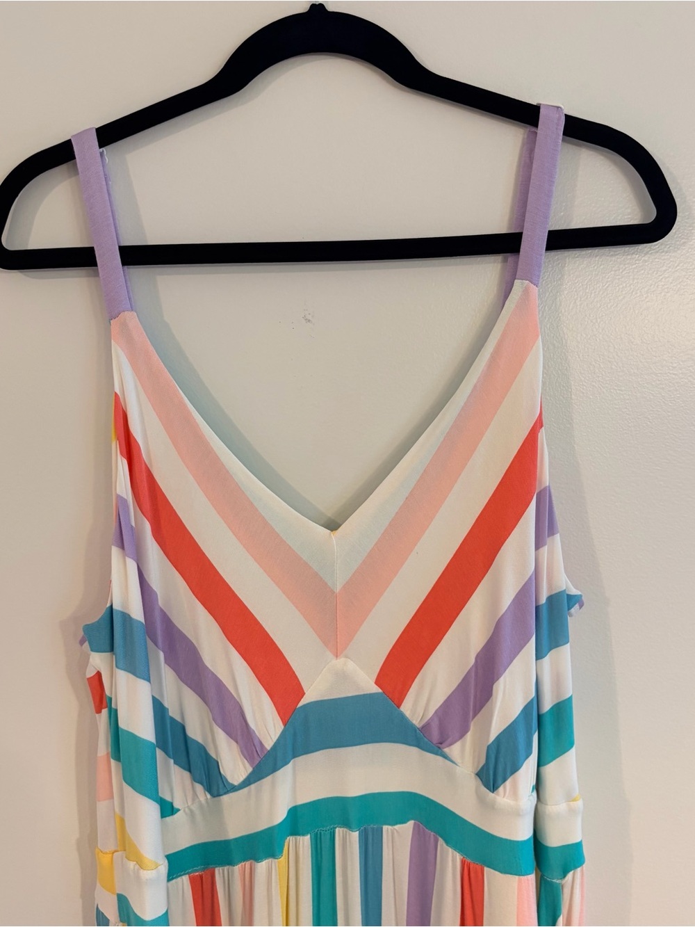 Torrid Colorful Striped Maxi Dress NWT - Multicolor - Picture 3 of 6